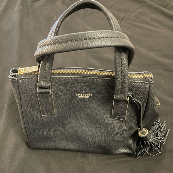 NWOT Kate Spade Black Crossbody leather purse - Picture 6 of 6